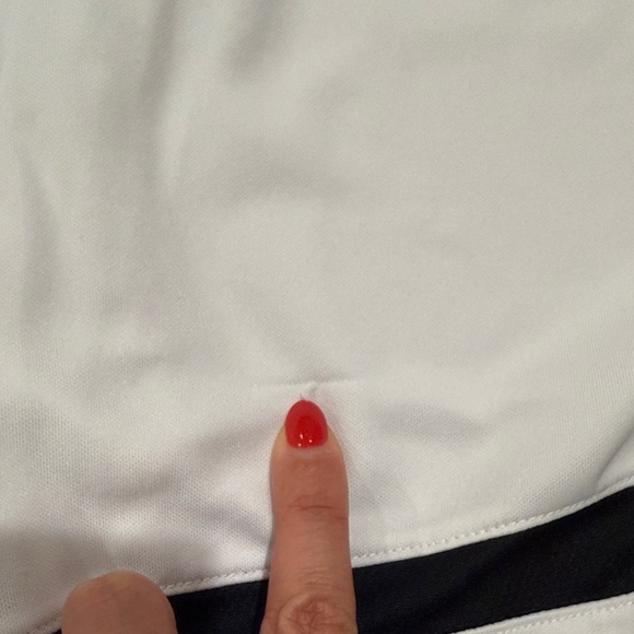 Nike Kids White Athletic Shorts - Picture 4 of 4